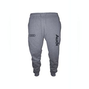 New Mens audi Gray Fleece Joggers Pant